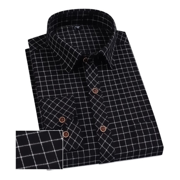 Darnandstitch® Printed Black Checkered Shirt