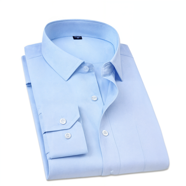 Plain Cotton Casual Shirt for Man (Sky Blue)