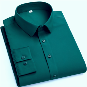 Plain Solid Cotton Shirt (Bottle Green)