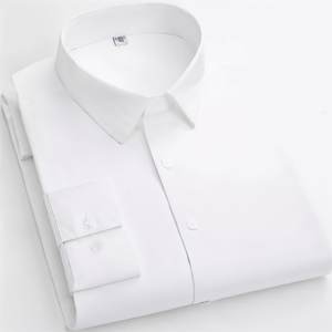 Premium Cotton Blend Solid Shirts (White)