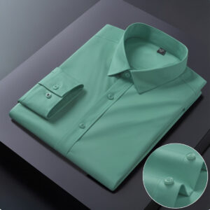 Premium Cotton Solid Shirt for Man (Green)