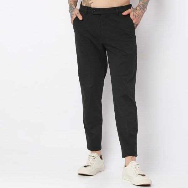 Mid Rise Knit Formal Trouser - Image 6