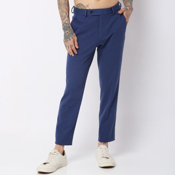 Mid Rise Knit Formal Trouser - Image 11