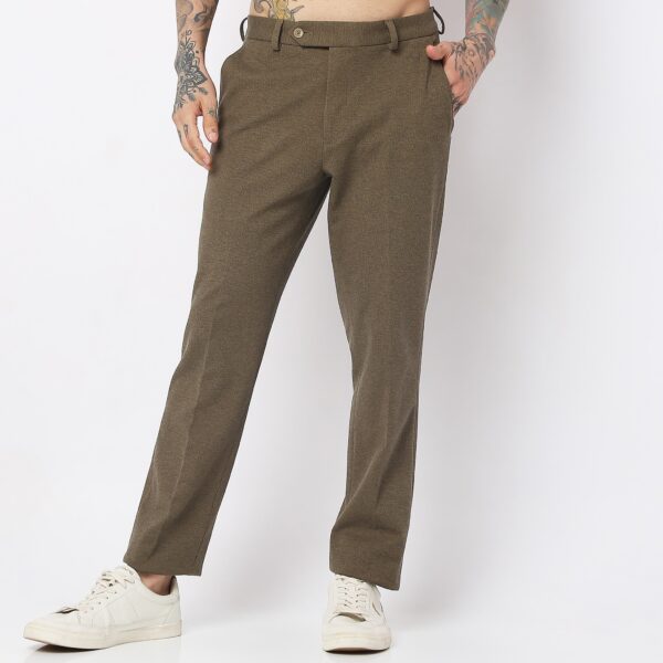 Mid Rise Knit Formal Trouser - Image 16