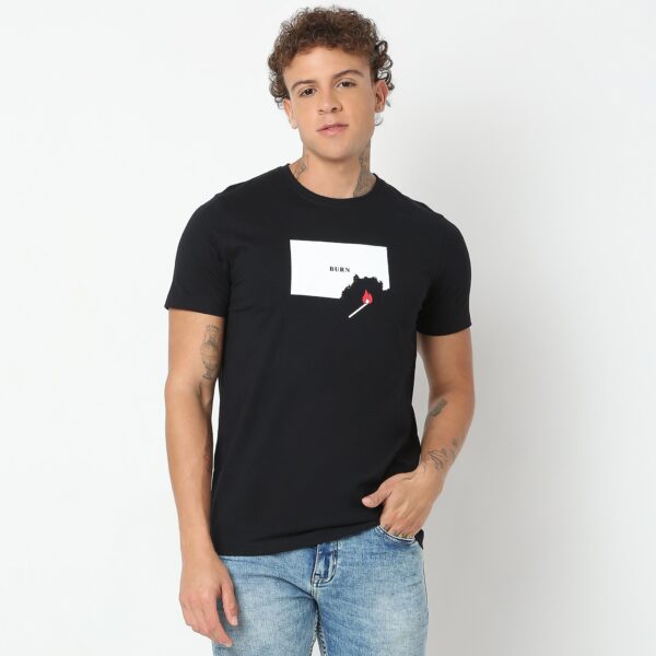 Regular Fit Graphic T-Shirt - Image 2