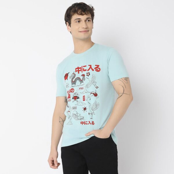 Regular Fit Graphic T-Shirt - Image 5