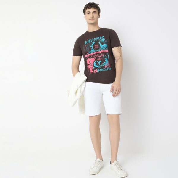 Regular Fit Graphic T-Shirt - Image 5