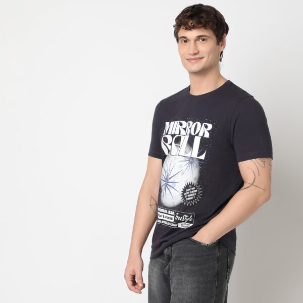 Everyday Essential 100% Cotton Regular Fit Graphic T-Shirt - Value Price - Image 5