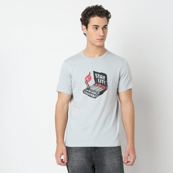 Regular Fit Graphic T-Shirt - Image 2