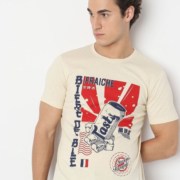 Regular Fit Graphic T-Shirt - Image 4