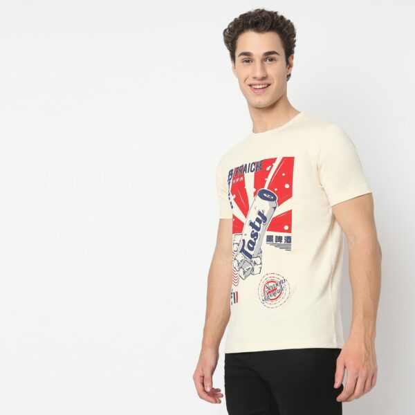 Regular Fit Graphic T-Shirt - Image 5