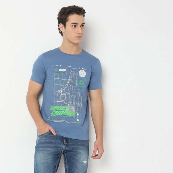 Regular Fit Graphic T-Shirt - Image 2