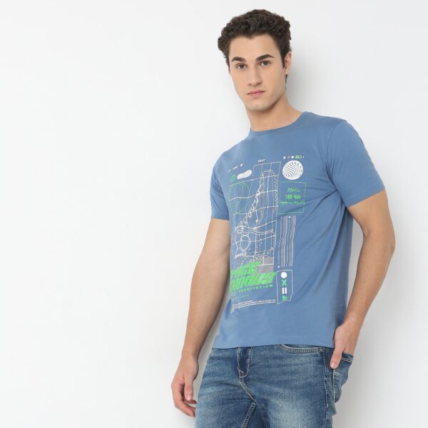 Regular Fit Graphic T-Shirt - Image 5