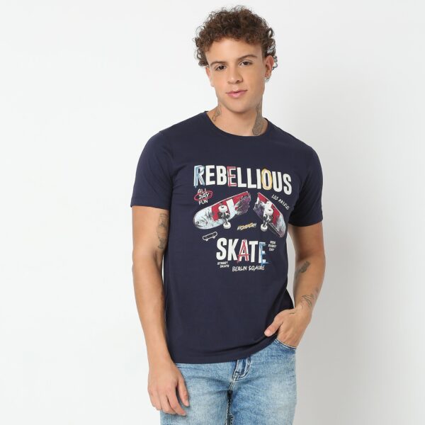 Regular Fit Graphic T-Shirt - Image 2