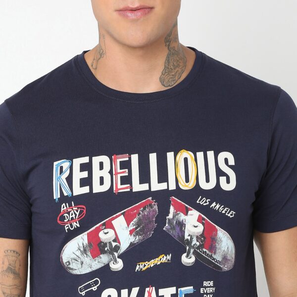 Regular Fit Graphic T-Shirt - Image 4