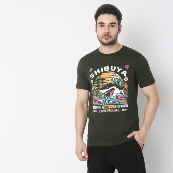 Regular Fit Graphic T-Shirt - Image 2