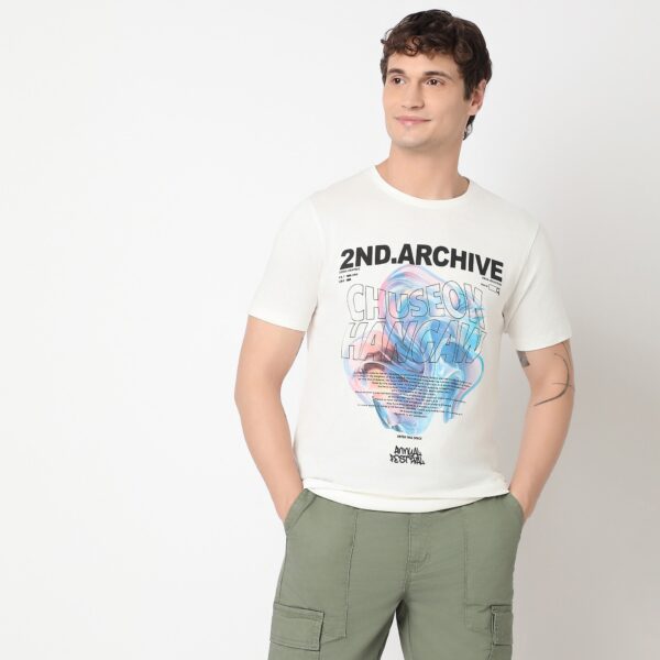 Regular Fit Graphic T-Shirt - Image 2