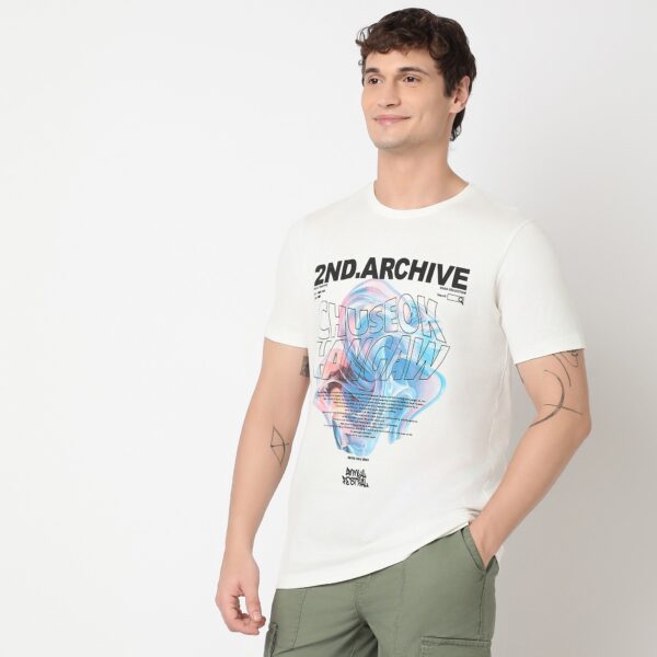 Regular Fit Graphic T-Shirt - Image 5