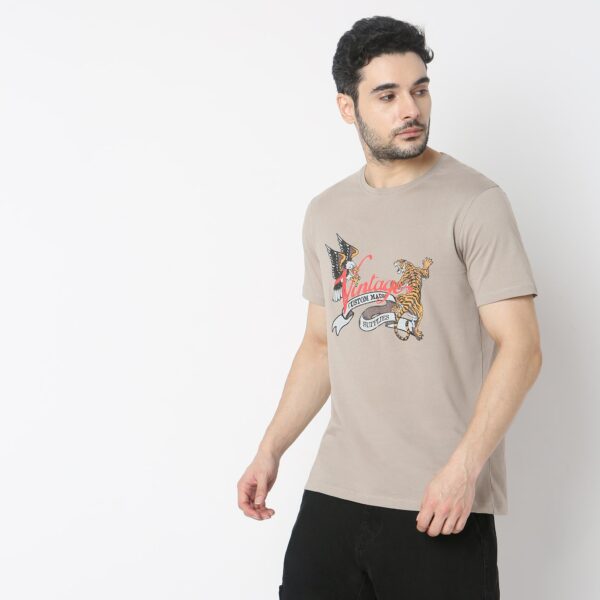 Regular Fit Graphic T-Shirt - Image 5