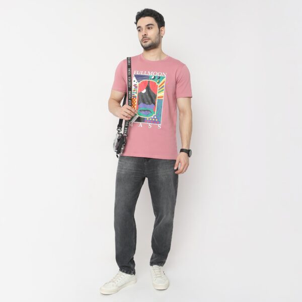 Regular Fit Graphic T-Shirt - Image 2