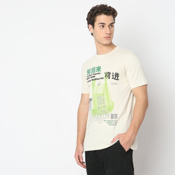 Large Graphic Tees - Cotton Jersey Regular Fit T-Shirt # Value Price - Image 5