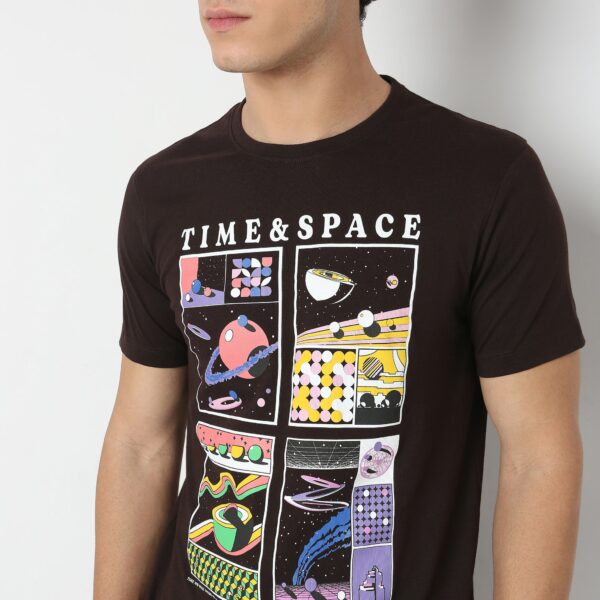 Large Graphic Tees - Cotton Jersey Regular Fit T-Shirt # Value Price - Image 4