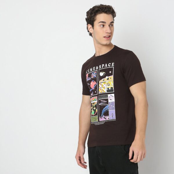 Large Graphic Tees - Cotton Jersey Regular Fit T-Shirt # Value Price - Image 5