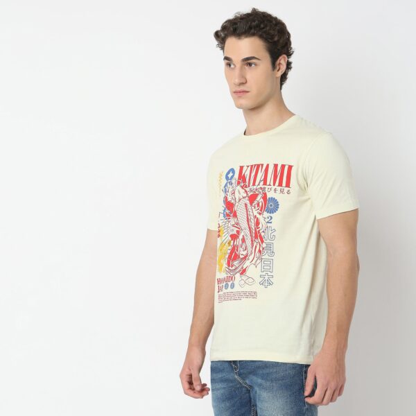 Large Graphic Tees - Cotton Jersey Regular Fit T-Shirt - Image 5