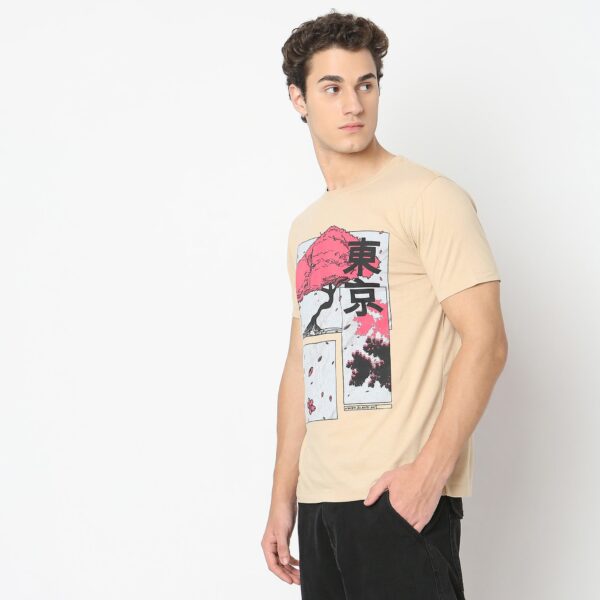 Large Graphic Tees - Cotton Jersey Regular Fit T-Shirt - Image 5