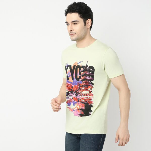 Large Graphic Tees - Cotton Jersey Regular Fit T-Shirt - Image 5