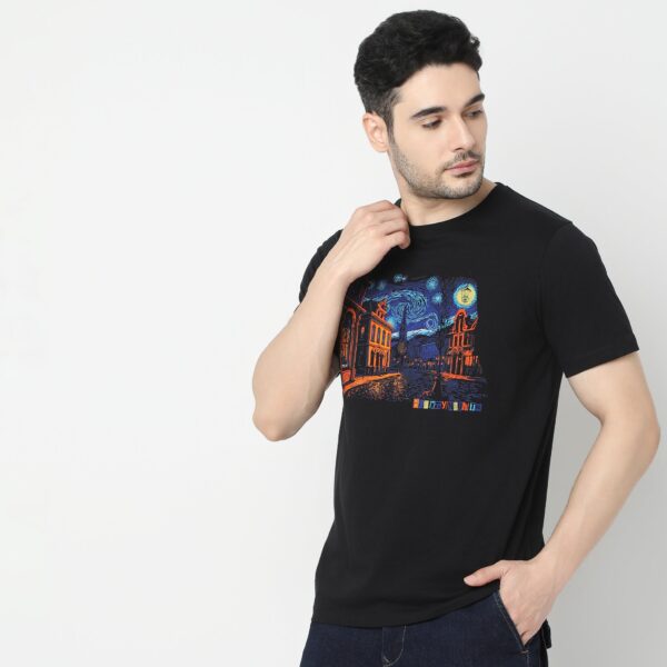 Regular Fit Graphic T-Shirt - Image 5