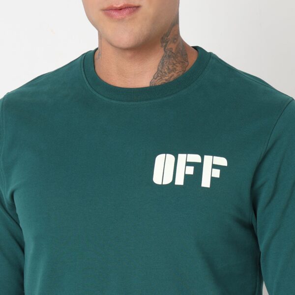 Regular Fit Graphic Sweat Tee - Image 4