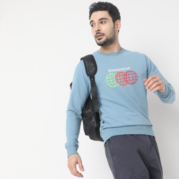 Regular Fit Graphic Sweat Tee