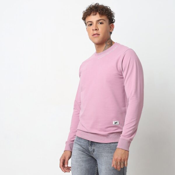 Regular Fit Graphic Sweat Tee - Image 5