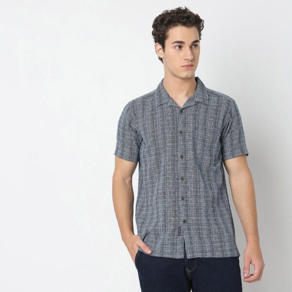 Regular Fit Structured Shirt - Image 2