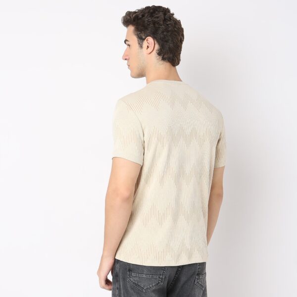 Explorer™ Tee - Fine Knitted Structure - Regular Fit T-Shirt - Image 3