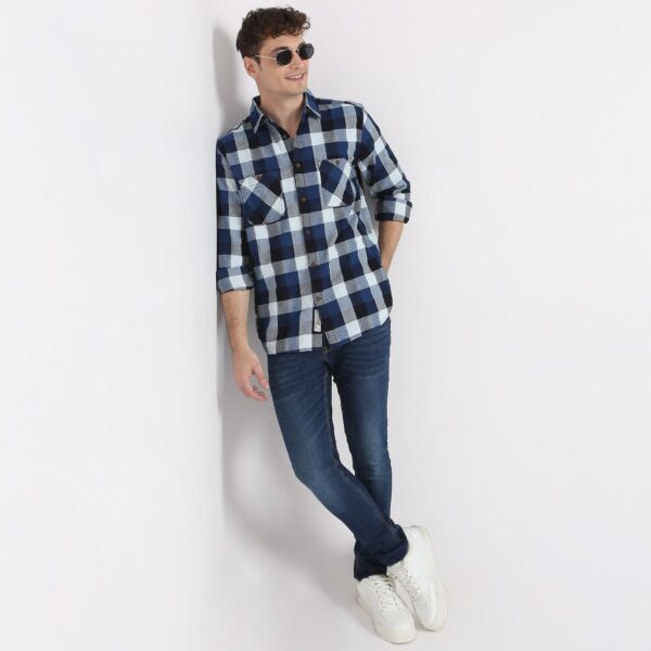 Cruiser™ Shirt - Modern Indigo Checkered Regular Fit