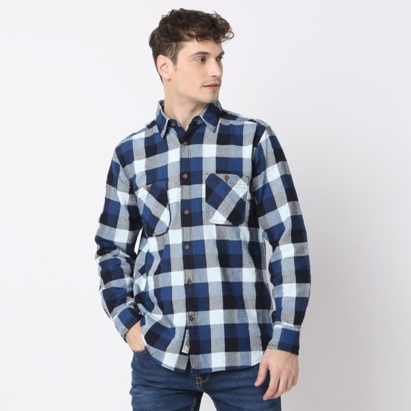 Cruiser™ Shirt - Modern Indigo Checkered Regular Fit - Image 2