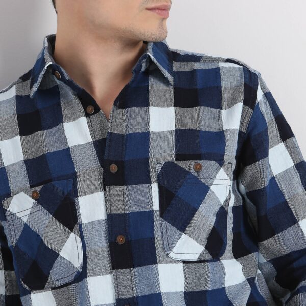 Cruiser™ Shirt - Modern Indigo Checkered Regular Fit - Image 4