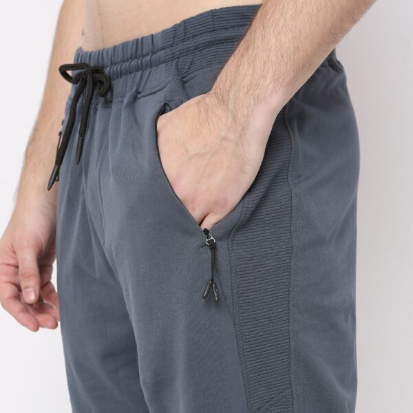 Modern Explorerᵉˣ Stretchable with Ribbed Panel Moto Joggers - Image 4