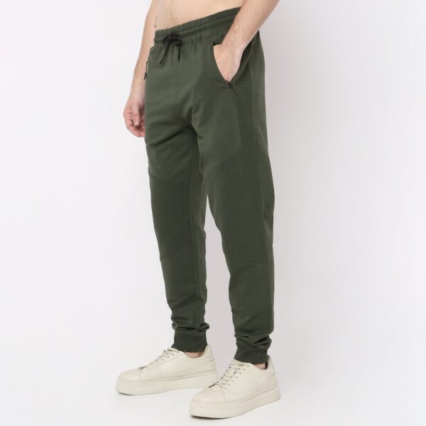 Modern Explorerᵉˣ Stretchable with Ribbed Panel Moto Joggers - Image 10