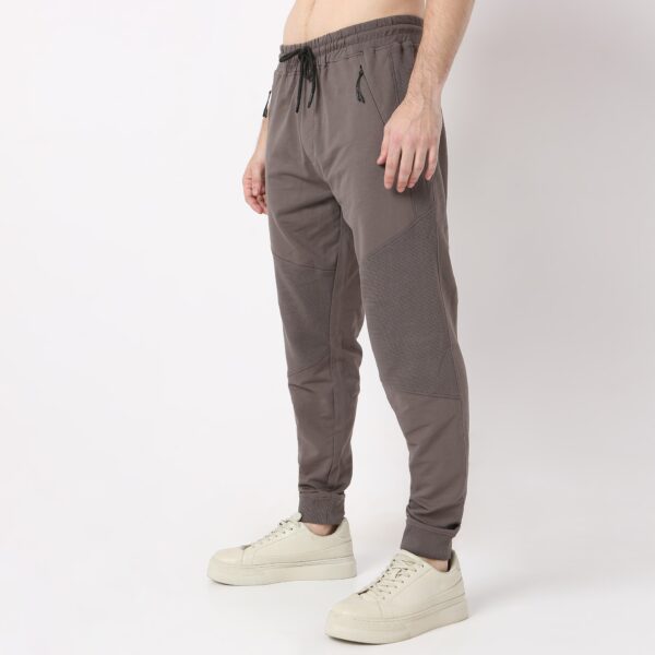 Modern Explorerᵉˣ Stretchable with Ribbed Panel Moto Joggers - Image 15