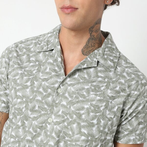 Regular Fit Printed Shirt - Image 4