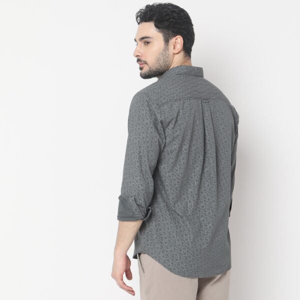 Geometric Print Impression Shirt - Image 3