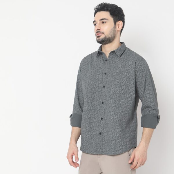 Geometric Print Impression Shirt - Image 5