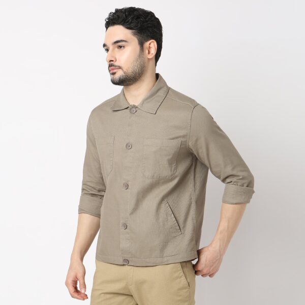 The Shacket : Modern Look "Shirt Jacket" Pure Cotton - Regular Fit - Image 10