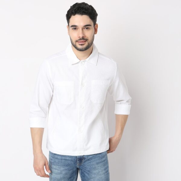 The Shacket : Modern Look "Shirt Jacket" Pure Cotton - Regular Fit - Image 2