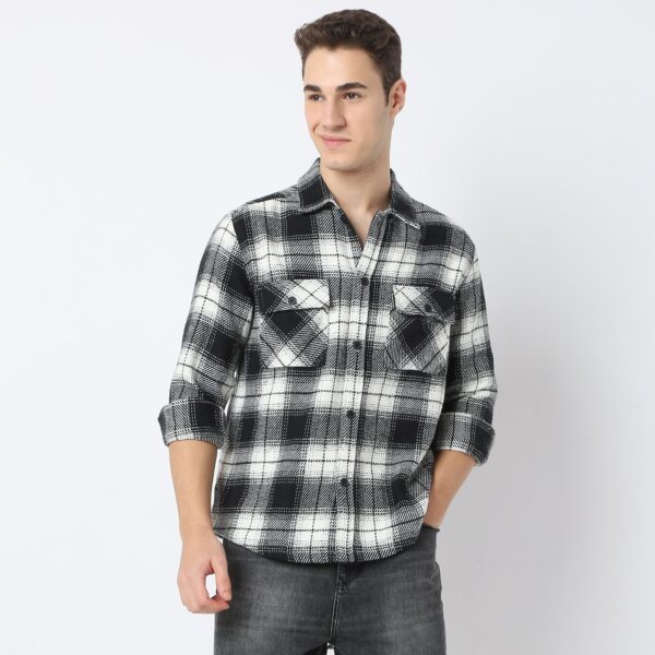 Expedition™ Shirt - Heavy Twill YD Heavy Checkered Regular Fit Shirt - Image 2