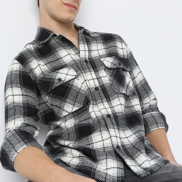 Expedition™ Shirt - Heavy Twill YD Heavy Checkered Regular Fit Shirt - Image 4