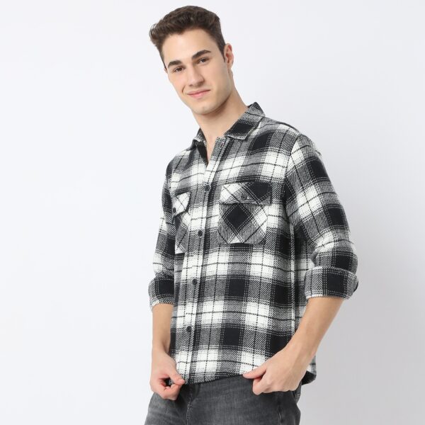 Expedition™ Shirt - Heavy Twill YD Heavy Checkered Regular Fit Shirt - Image 5